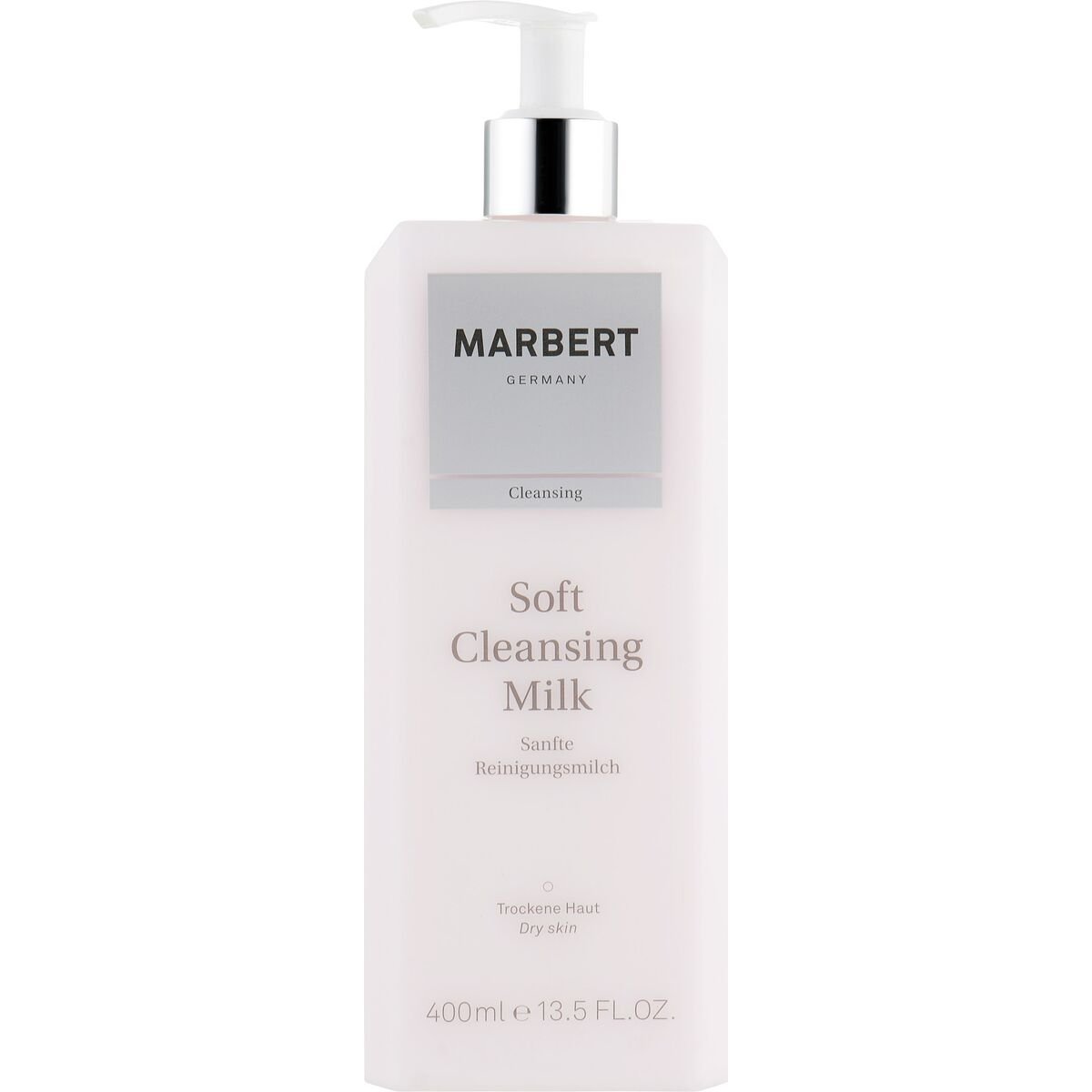 М'яке очищаюче молочко для чутливої та сухої шкіри Marbert Soft Cleansing Milk для жінок 400 мл