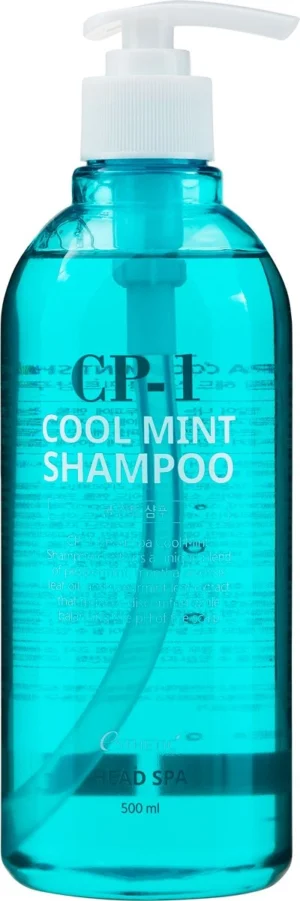 Шампунь проти лупи освіжаючий з ментолом та м'ятою Esthetic House CP-1 Cool Mint Shampoo Head Spa  для жінок 500 мл