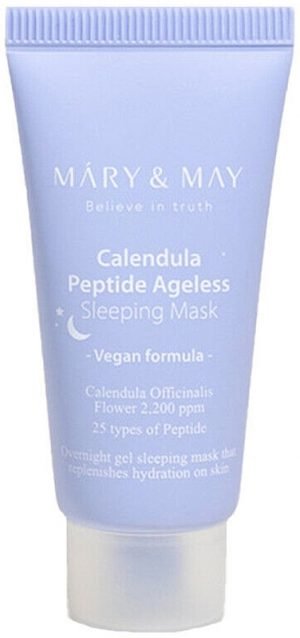 Гелева нічна маска для обличчя Mary & May Calendula Peptide Ageless Sleeping Mask